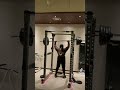 オーバーヘッドプレス練習　160kg ミリタリープレス　OHP160kg(with hip drive) ストロングマントレーニング