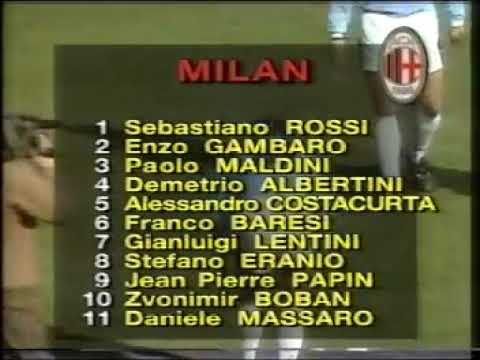 Lazio vs Milan Temporada 1992-1993