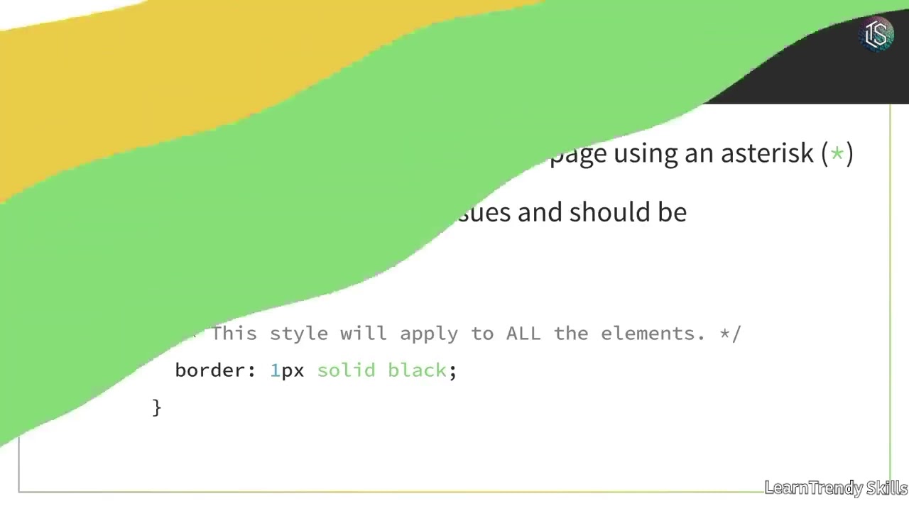 CSS Type and Universal Selectors Explained | CSS Selectors Tutorial