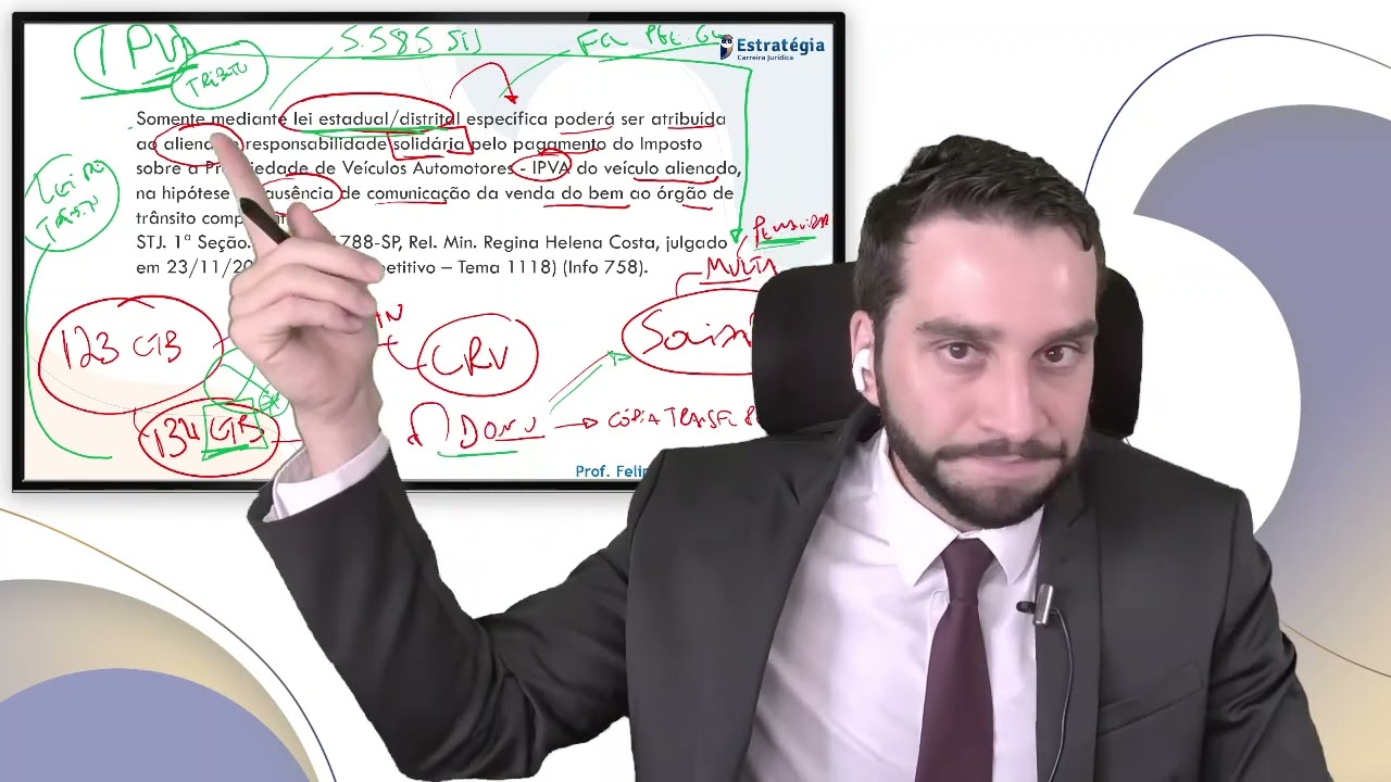 Os julgados mais importantes sobre IPVA - como isso cai em provas! Saiba TUDO da jurisprudência!