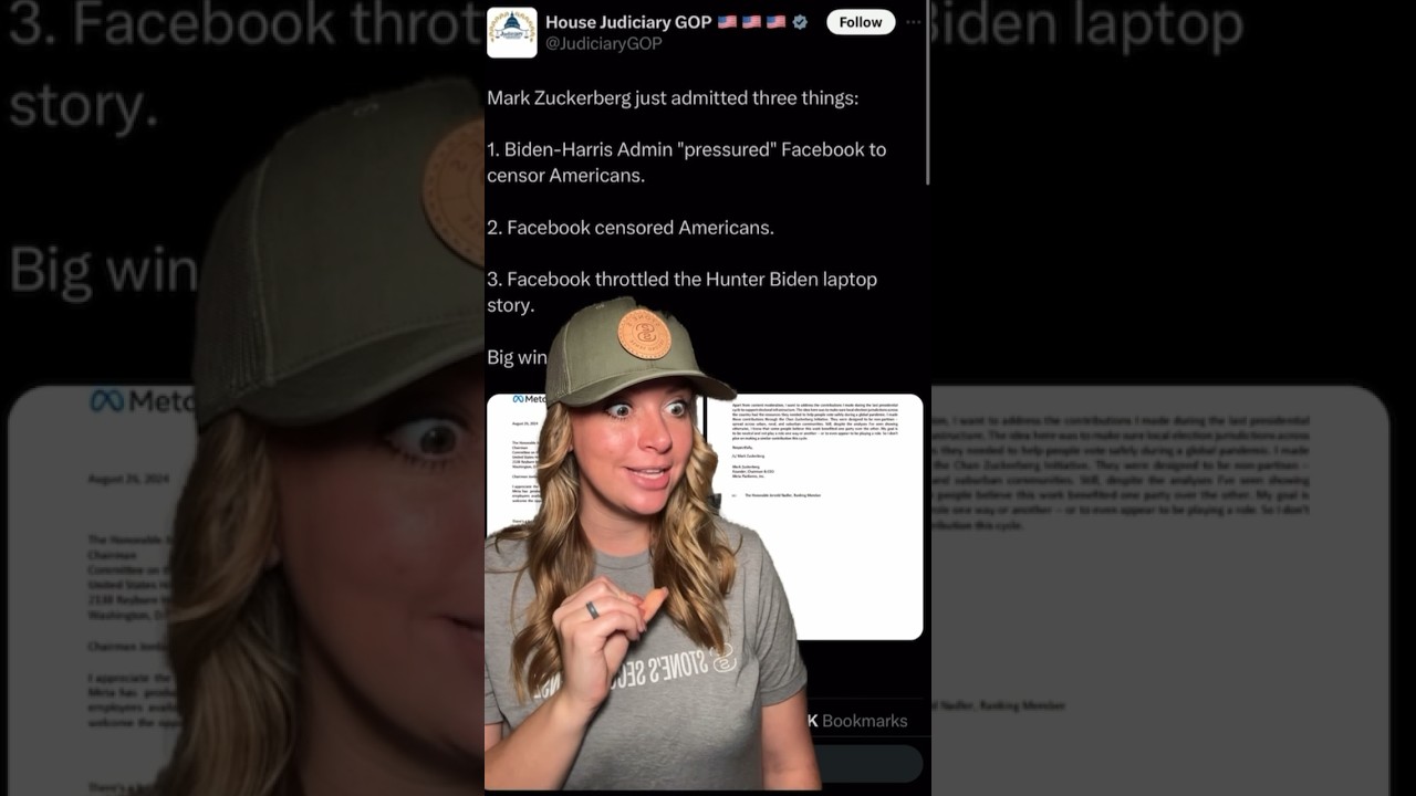 The Biden/Harris Admin Did WHAT?!? Zuckerberg’s Letter… #2ndamendment #shortsvideo #shorts