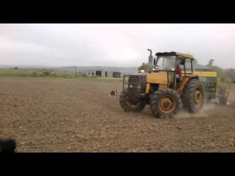 sembrando con valmet 885 y tatu sda3