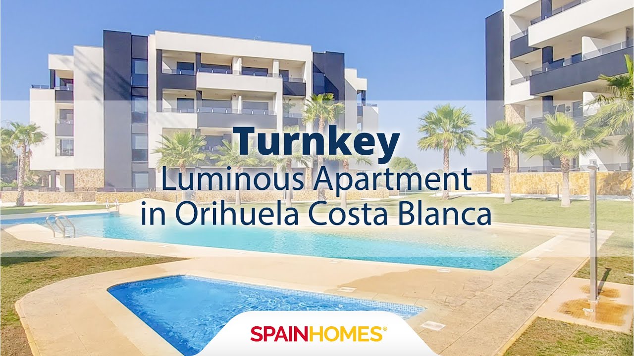 Turnkey Luminous Apartment in Orihuela Costa Blanca