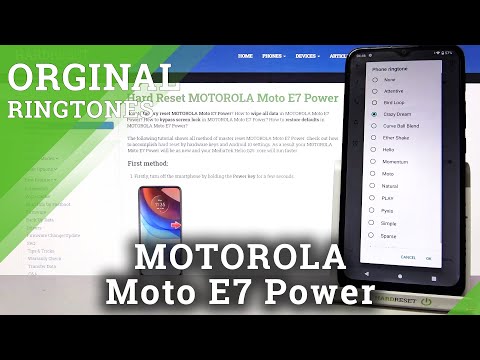 Motorola Moto E7 Power -  Ringtones - Listen Them All