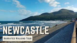NEWCASTLE (N. Ireland) | 4K Narrated Walking Tour | Let's Walk 2022