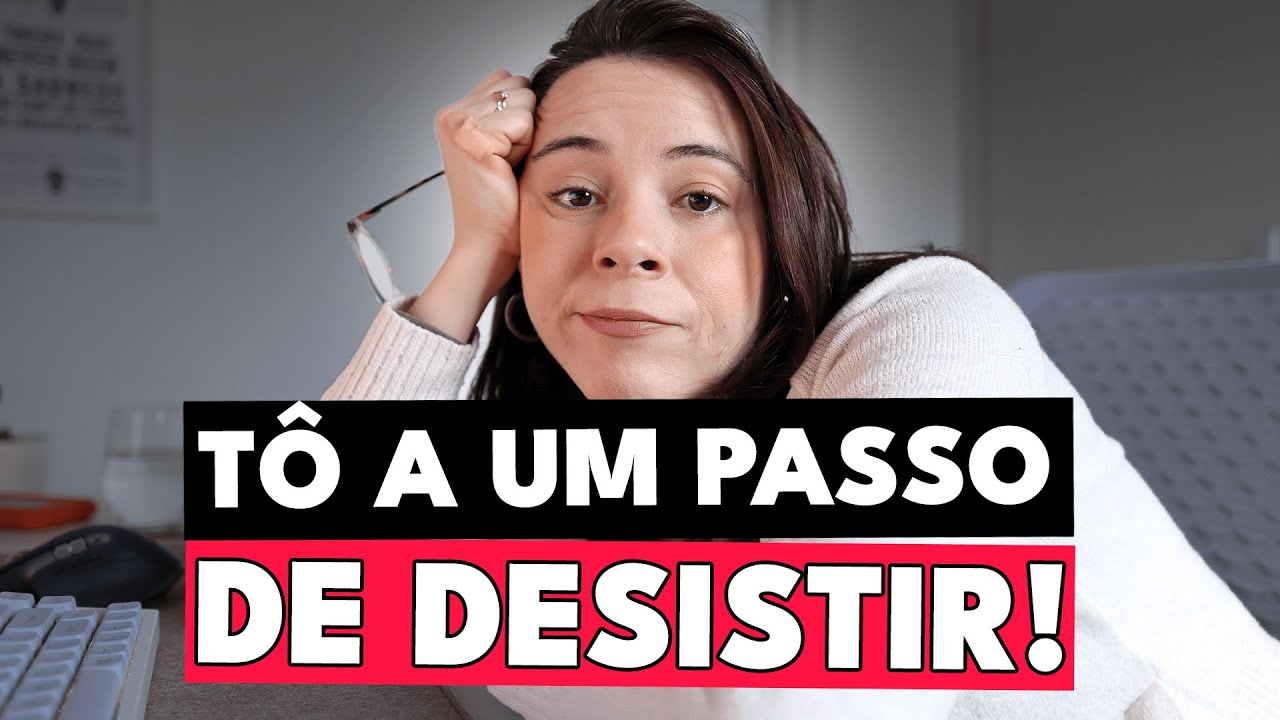 COMO NÃO DESISTIR DE TUDO EM 2025 | veja isto quando pensar em desistir