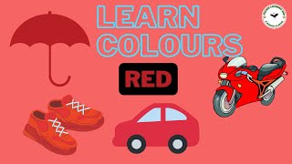 Colour Red - Colours for Toddlers  #kids  #preschool #earlymathskills #kidsyoutube #fyp #viral