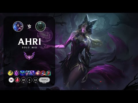 Ahri Mid vs Pyke - KR Master Patch 13.9