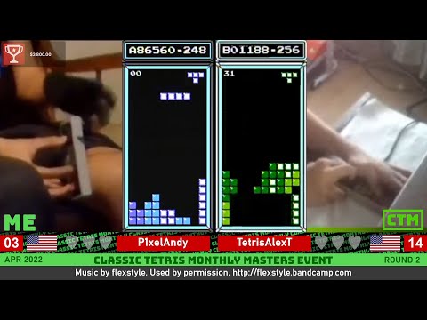 THIS COULD BE THE FINALS!?! Andy Alex T | Round 2 | Classic Tetris Monthly MEGA MASTERS