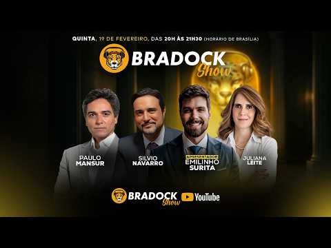 Bradock Show 19/02/26 - Emilinho Surita, Silvio Navarro, Juliana Leite e Dep. Paulo Mansur