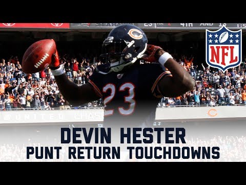 Devin Hester's 14 Career Punt Returns for Touchdowns | #CountdownToKickoff | NFL
