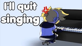 Cover art for 【Kagamine Len】I'll Quit Singing!