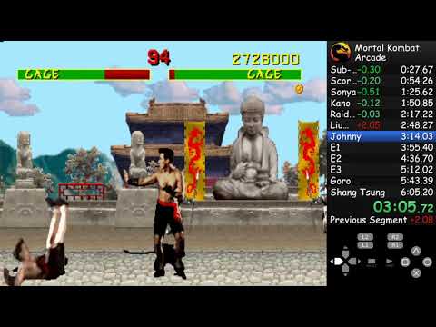 MK1 Arcade Speedrun (Former WR) in 06:01.900