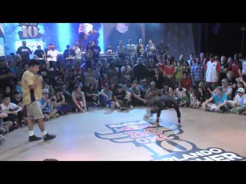 RedBull BC One Orlando Cypher 2013 - SEMI FINAL | VICIOUS VICTOR VS REBIRTH