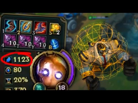 league of legends - blitzcrank full AP gameplay - URF