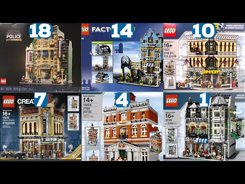 Ranking ALL 18 Lego Modular Buildings from WORST to BEST