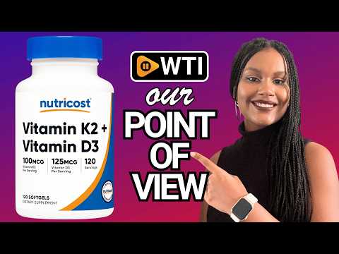 Nutricost Vitamin D3 + K2 (5000 IU D3 / 100mcg MK7) - WTI product video review