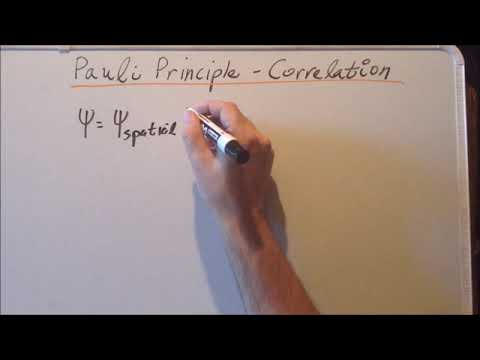 Pauli Principle - correlation