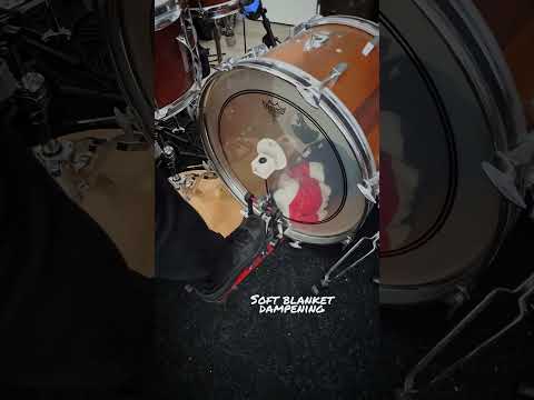 Kick Drum dampening. Yes or No? #shorts #drum #bass #bassdrum #dampening #kickdrum #tipsandtricks