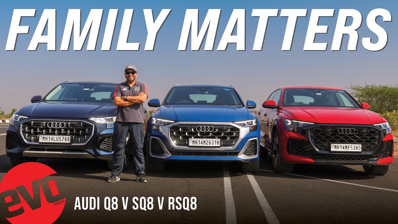 Is the Audi SQ8 the one you should actually buy? | Q8 v SQ8 v RS Q8 | evo India