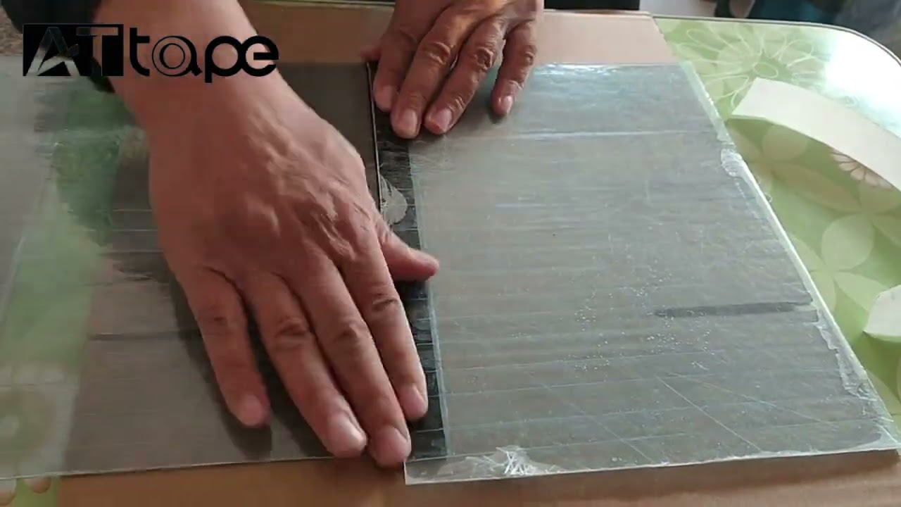 Double sided butyl tape application