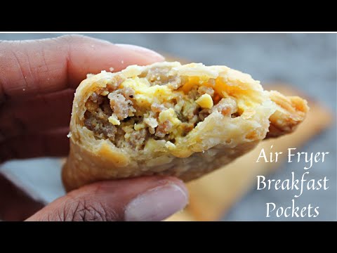 Air Fryer Breakfast Pockets | Air Fryer Recipe | Breakfast recipe | #airfryerbreakfastrecipe