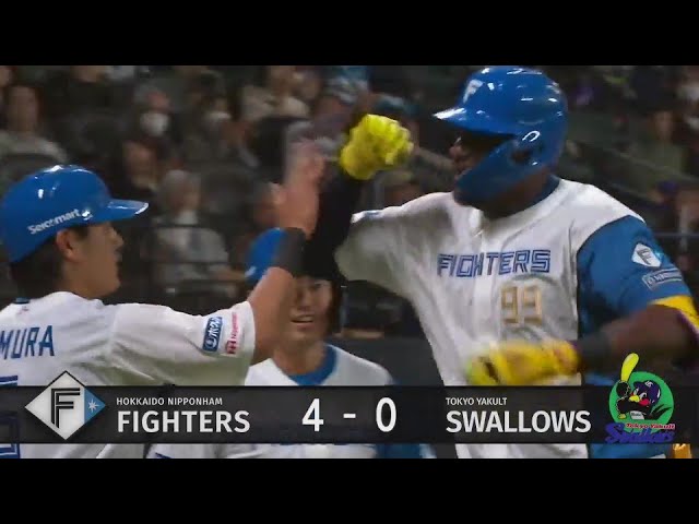 【1回裏】ファイターズ・レイエス フルカウントからの3ランホームランで相手を突き放す!! 2025年3月21日 北海道日本ハムファイターズ 対 東京ヤクルトスワローズ