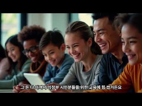 홍보예산 아껴서 교육에 넣었습니다. 유튜브 썸네일
