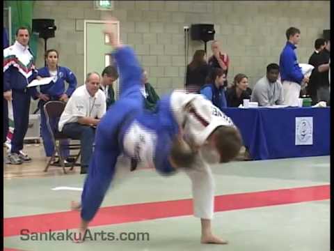 Women’s Judo 2007 British Open London: Amelie Rosseneu ISR throw