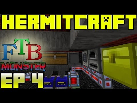 Hermitcraft FTB Monster - Ep4 - Upgrade Extravaganza