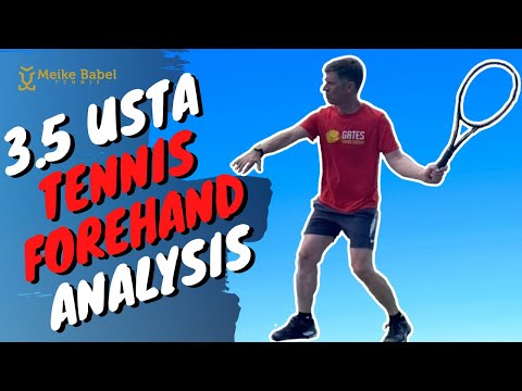 Tennis Forehand Analysis - 3.5 USTA/ NTRP Tennis player