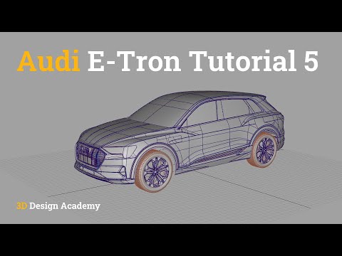Advanced Autodesk Alias Tutorials - Audi E-Tron SUV 5