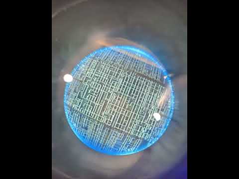 Zooming into an iPhone CPU Silicon Die using Electron Microscope