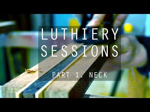 Making electric guitar neck blanks - GF Guitars inside workshop PT.1