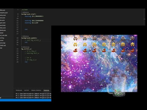 ZX Spectrum Next - Z80n - Taking a Look at Background Layer 2