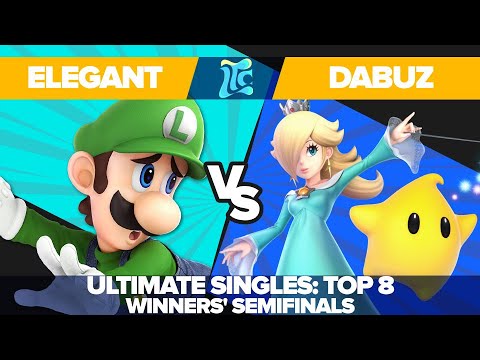 Elegant vs Dabuz - Ultimate Singles Top 8: Winners' Semis - Low Tide City | Luigi vs Rosalina