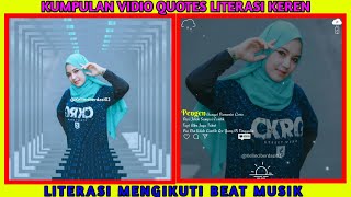 Download lagu Kumpulan Vidio Quotes Literasi Keren 30detik | Efek Hamparan Dan Transisi Keren Terbaru 2020 mp3