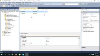 How to Create Table in SQL Server Management Studio