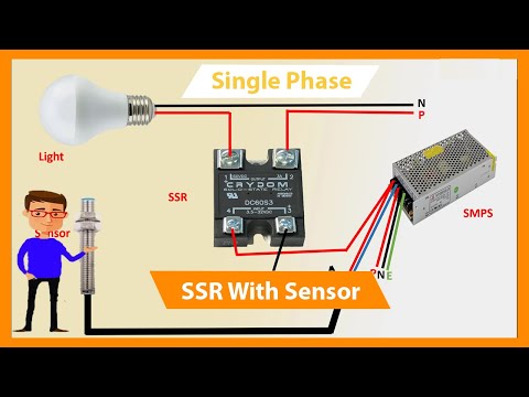 SSR Connection With Sensor Wiring | NPN Sensor
