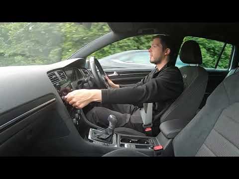 18 plate vw golf r estate white walk around + test drive