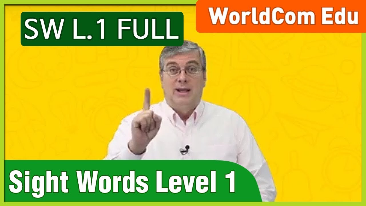 Learn English through Sight Words 100 | Level 1 | FULL | Lesson 1-20  | with Brian Stuart