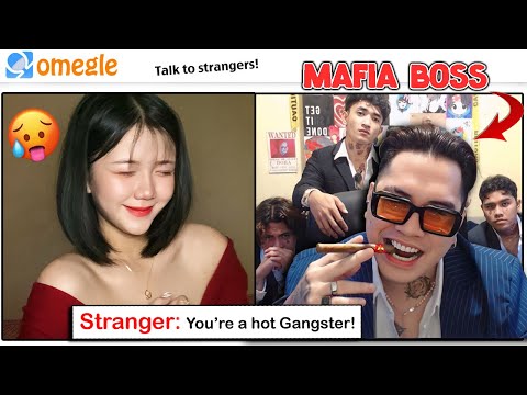 MAFIA BOSS MAKES OMEGLE TOO EASY | i wasn't expecting her reaction!