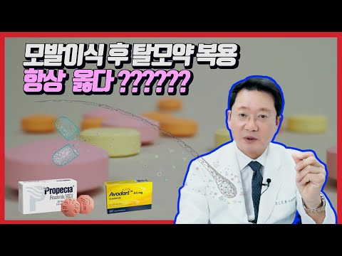 모발이식 후 탈모약 프로페시아 아보다트 복용 항상 옳다? 사실은