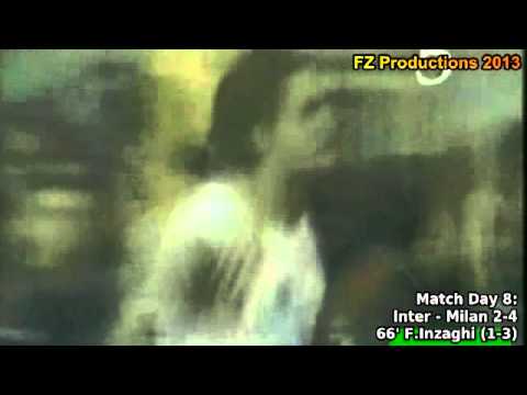 Serie A 2001-2002, day 8 Inter - Milan 2-4 (F.Inzaghi goal)