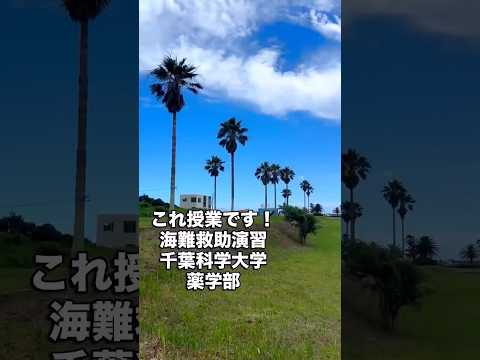 薬学科 これ授業です！海難救助演習