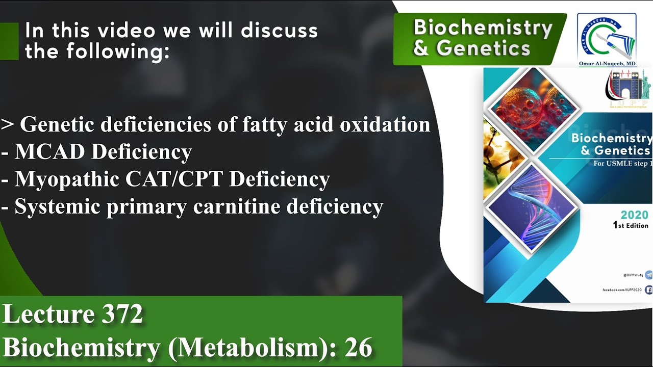 MCAD Deficiency | Myopathic CAT/CPT Deficiency | Systemic primary carnitine deficiency