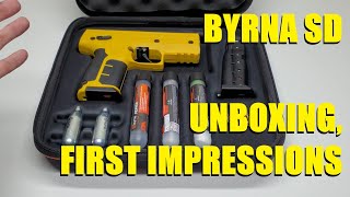 Byrna SD — Unboxing, Test Fire, & First Impressions