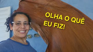 OLHA O QUE EU FIZ c/ Folha da Palmeira! Faça Você Mesmo Decoração Rústica 