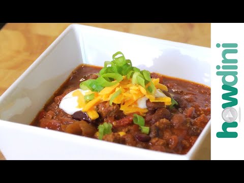 How to make beef chili