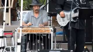 Hubby Playing Pedal Steel Guitar with Tone Pony Band  www.tonepony.com